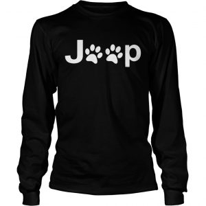 Dog paws jeep Longsleeve Tee