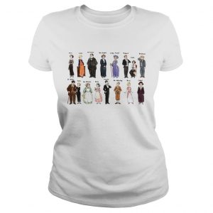 Downton Abbey characters Ladies Tee