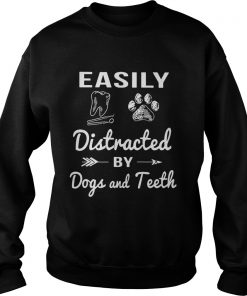 Easily distracted by dogs and teeth Sweater