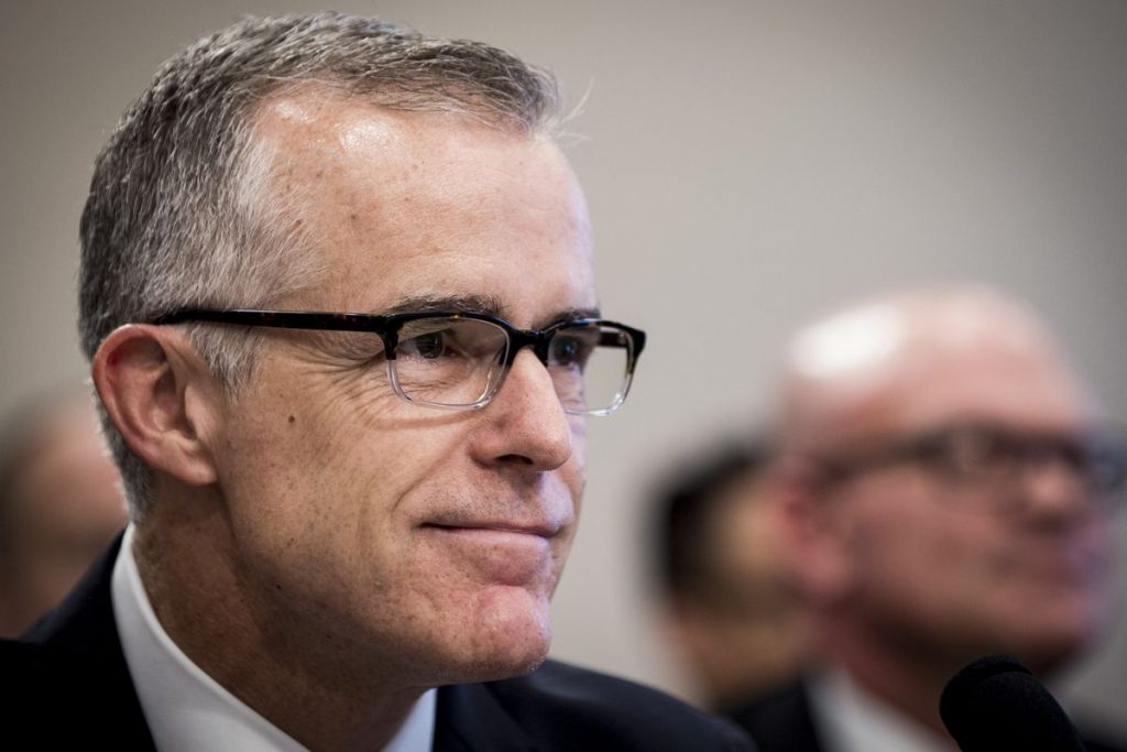 Ex-FBI official Andrew McCabe DOJ discussed using 25th Amendment to remove Trump