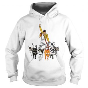 Freddie Mercury and his cats Hoodie