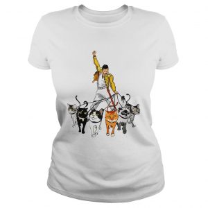 Freddie Mercury and his cats Ladies Tee