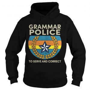 Grammar police to serve and correct Hoodie