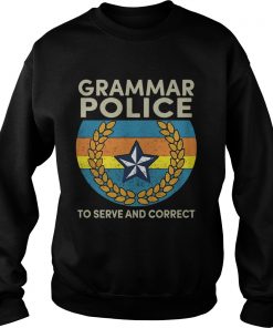 Grammar police to serve and correct Sweater