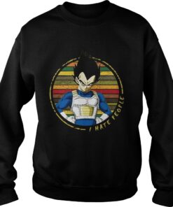 I hate people Vegeta vintage Sweater