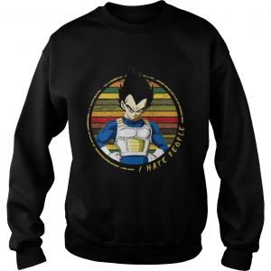 I hate people Vegeta vintage Sweater