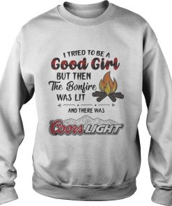 I tried to be a good girl but then the Bonfire was lit and there was Coors Light Sweater
