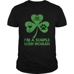 Im A Simple Irish Woman Guys Tee