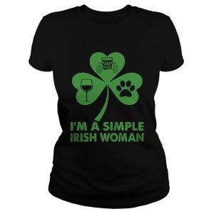 Im A Simple Irish Woman Ladies Tee