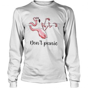 Longsleeve Shirt Flamingo dont panic