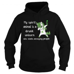 My spirit animal is a drunk unicorn who stabs annoying people Hoodie