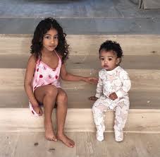 Sisterly Love Kim Kardashian Shares Cute New Photo of Daughters Chicago and North My Girls