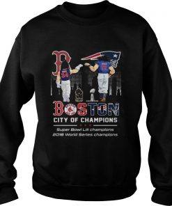 Songoku and Vegeta Tom Brady and David Ortiz Boston City of Champions Super Bowl Sweater