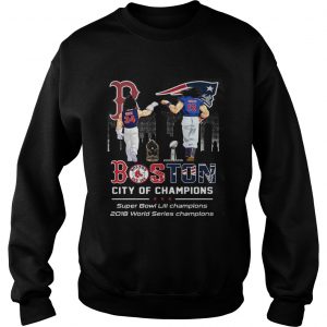 Songoku and Vegeta Tom Brady and David Ortiz Boston City of Champions Super Bowl Sweater