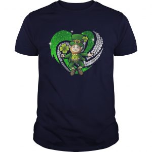 St Patricks Day Love Irish Bling Guys Tee