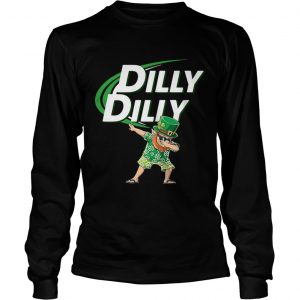 Longsleeve Tee St Patricks dabbing dilly dilly 