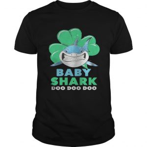 St Patricks day baby shark Guys Tee