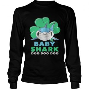 St Patricks day baby shark Longsleeve Tee
