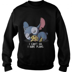 Stitch hug Pikachu I can’t go I have plans Sweater