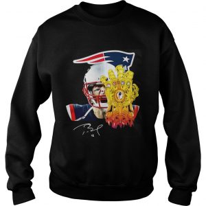 Tom Brady 12 New England Patriots Thanos Sweater