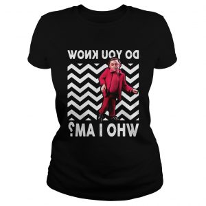 Twin Peaks Do You Know Who I Am Reverse Speech Ladies Tee
