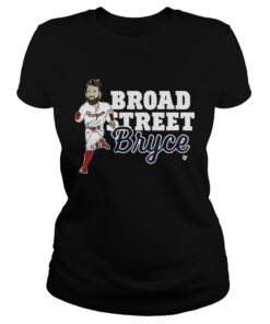 Broad Street Bryce Harper Phillies WoMen Ladies Shirt