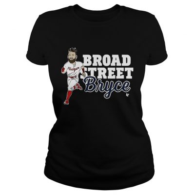 Broad Street Bryce Harper Phillies WoMen Ladies Shirt