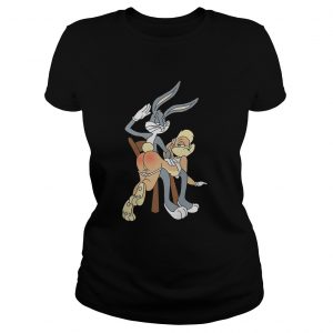 Bugs bunny spanking Lola bunny Ladies Shirt