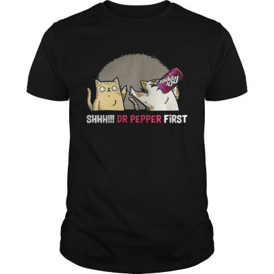 Cat Shhh Dr Pepper First Unisex