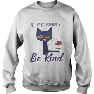 Cat Take every opportunity be kind Sweater