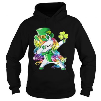 Dabbing unicorn Irish St Patricks Hoodie