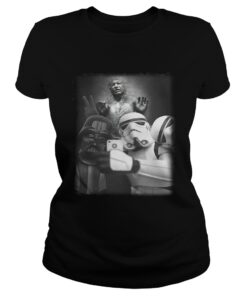 Darth Vader and Stormtrooper selfie with Han Solo in Carbonite Ladies tee
