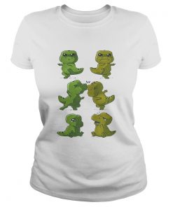 Dinosaurs Trex fusion dance Ladies Tee