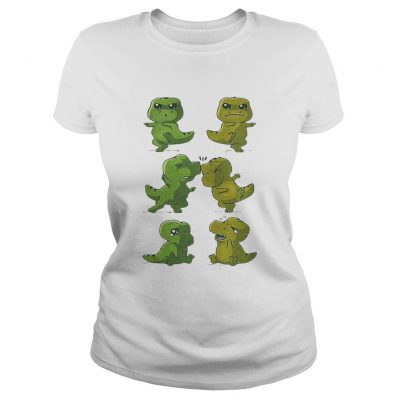 Dinosaurs Trex fusion dance Ladies Tee