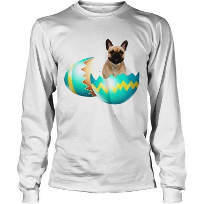 Dog Easter Cute French Bulldog Egg Gift Longsleeve Shirt