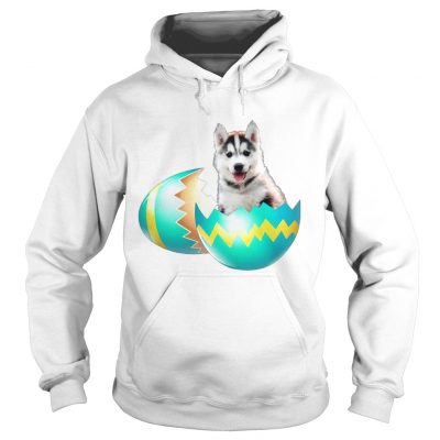 Dog Easter Cute Husky Egg Gift Hoodie