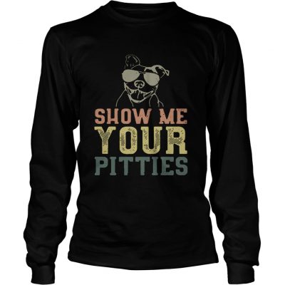 Dog show me your pitties Longsleeve Shirt