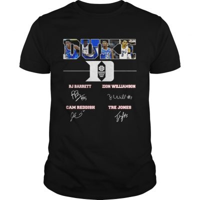 Duke Rj Barrett Zion Williamson signature Guys Shirt