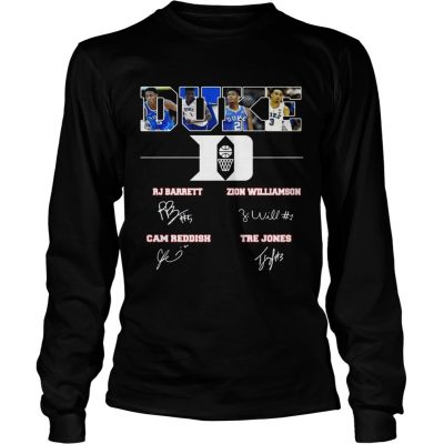 Duke Rj Barrett Zion Williamson signature Longsleeve Shirt