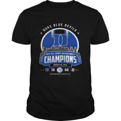 Duke blue devils 2019 acc mens basketball champion Unisex Shirt