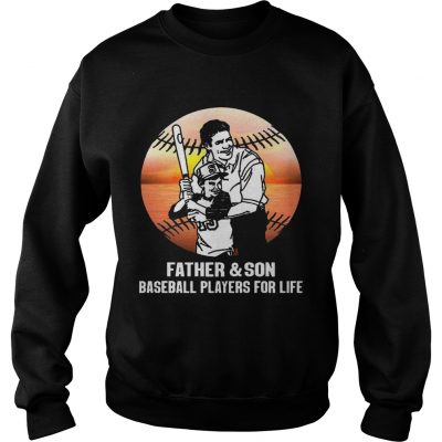 Father And Son Baseball Player For Life Sweater