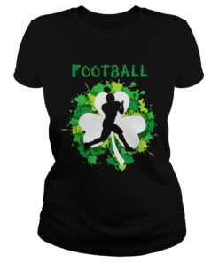Football Shamrock Irish St Patty’s Day Sport Shirt For Football Lover Ladies Shirt