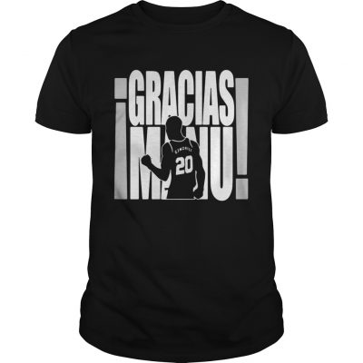 Gracias Manu Ginobili 20 Unisex Shirt
