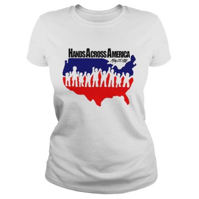 Hands across america may 25 1986 ladies Tee