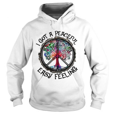 Hippie tree I got a peaceful easy feeling Hoodie