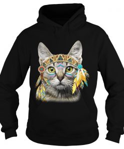 Hoodie Native American Cat shirt
