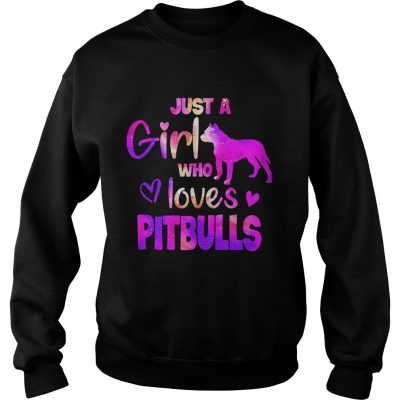 Just a girl who loves pitbulls Sweater