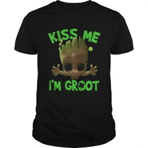 Kiss me i’m Groot Guys Shirt