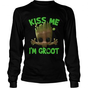 Kiss me i’m Groot Longsleeve Shirt