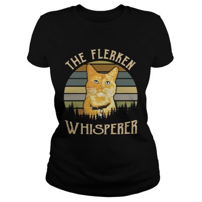 Ladies tee Cat the Flerken Whisperer sunset shirt